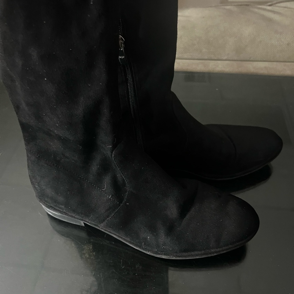 Marc Fisher Black Leather Boots
